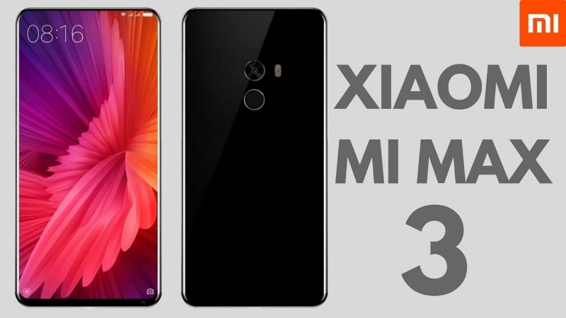 Xiaomi Mi Max 3 спереди и сзади